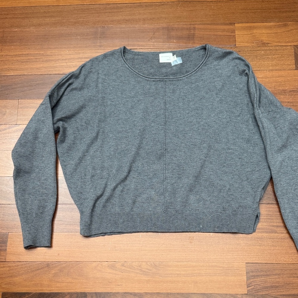 Charcoal Gray Women's Crew Neck Sweater